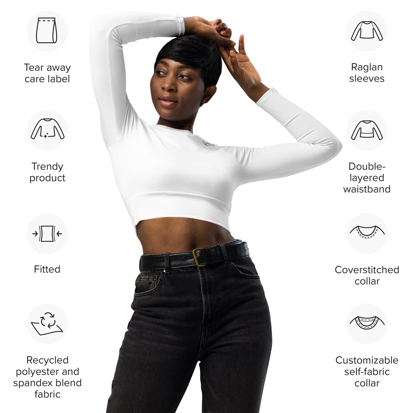Delta 88 Recycled Athletic crop top