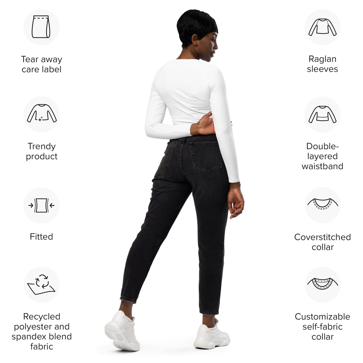 Delta 88 Recycled Athletic crop top