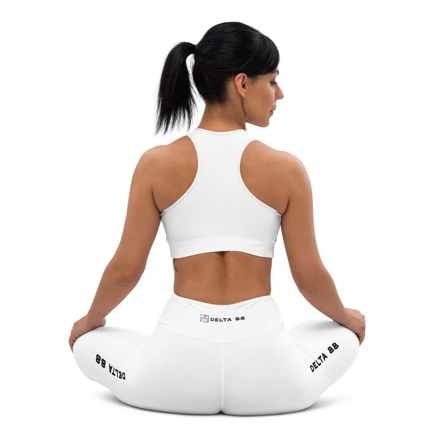 Delta 88 White Yoga Leggings