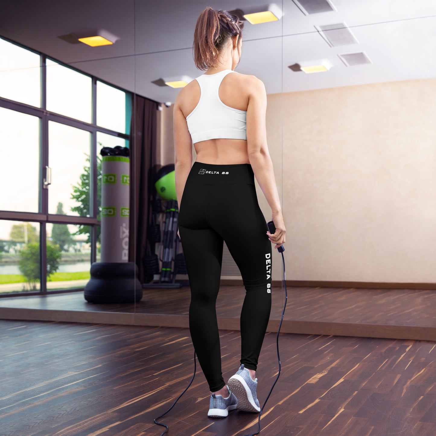 Delta 88 Black Yoga Leggings