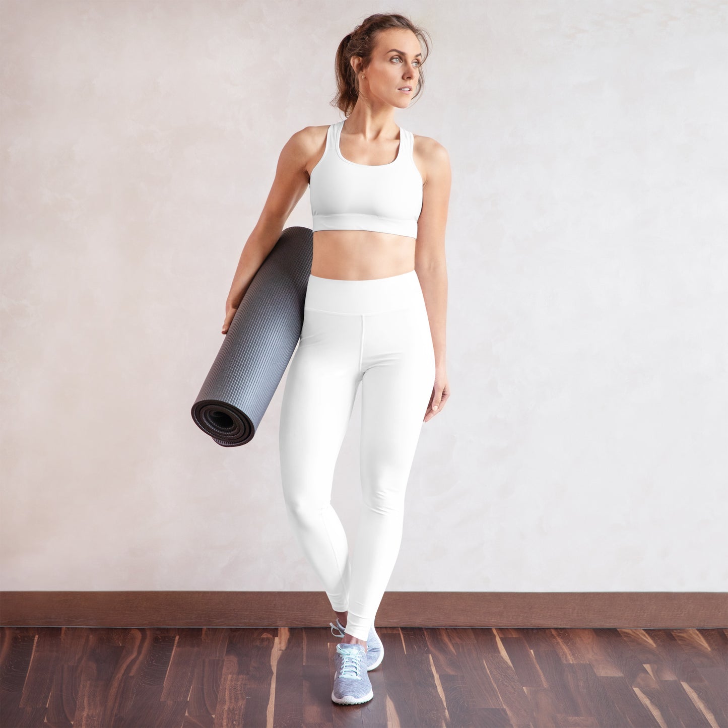 Delta 88 White Yoga Leggings