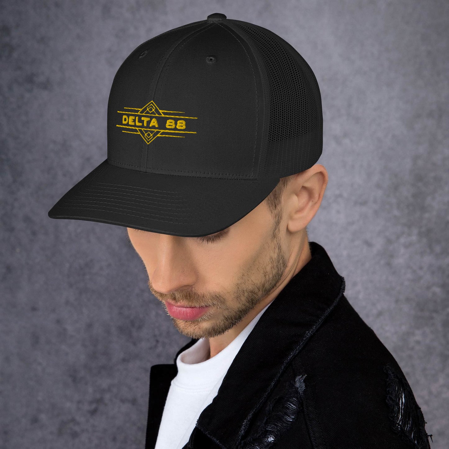 Delta 88 Gold Embroidered Cap