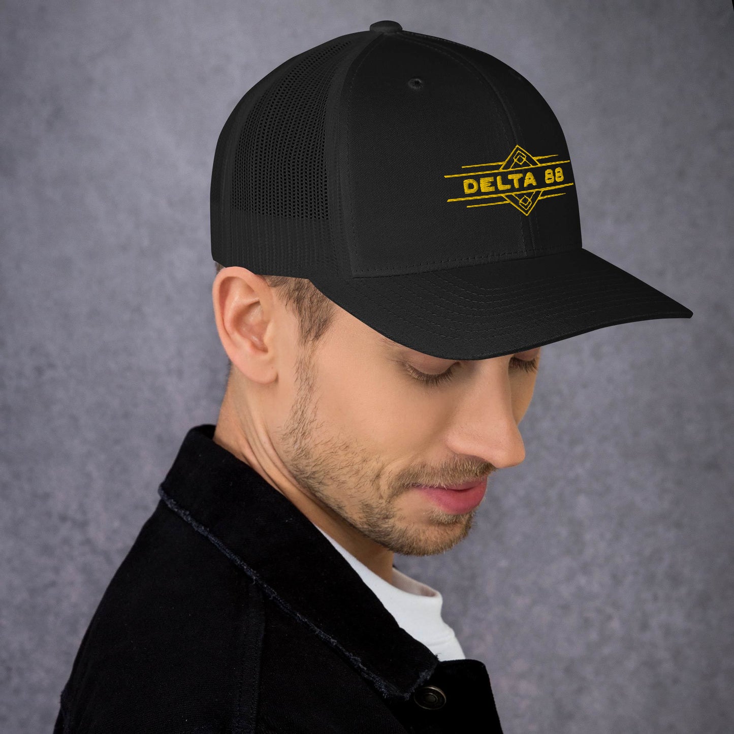 Delta 88 Gold Embroidered Cap