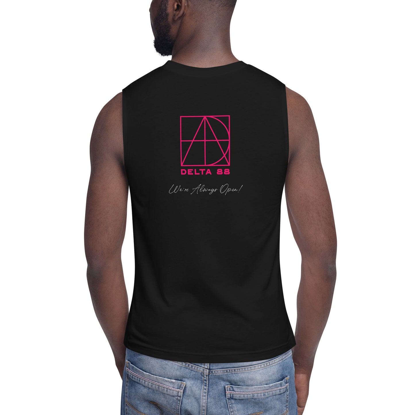 DELTA 88 Black Muscle Shirt