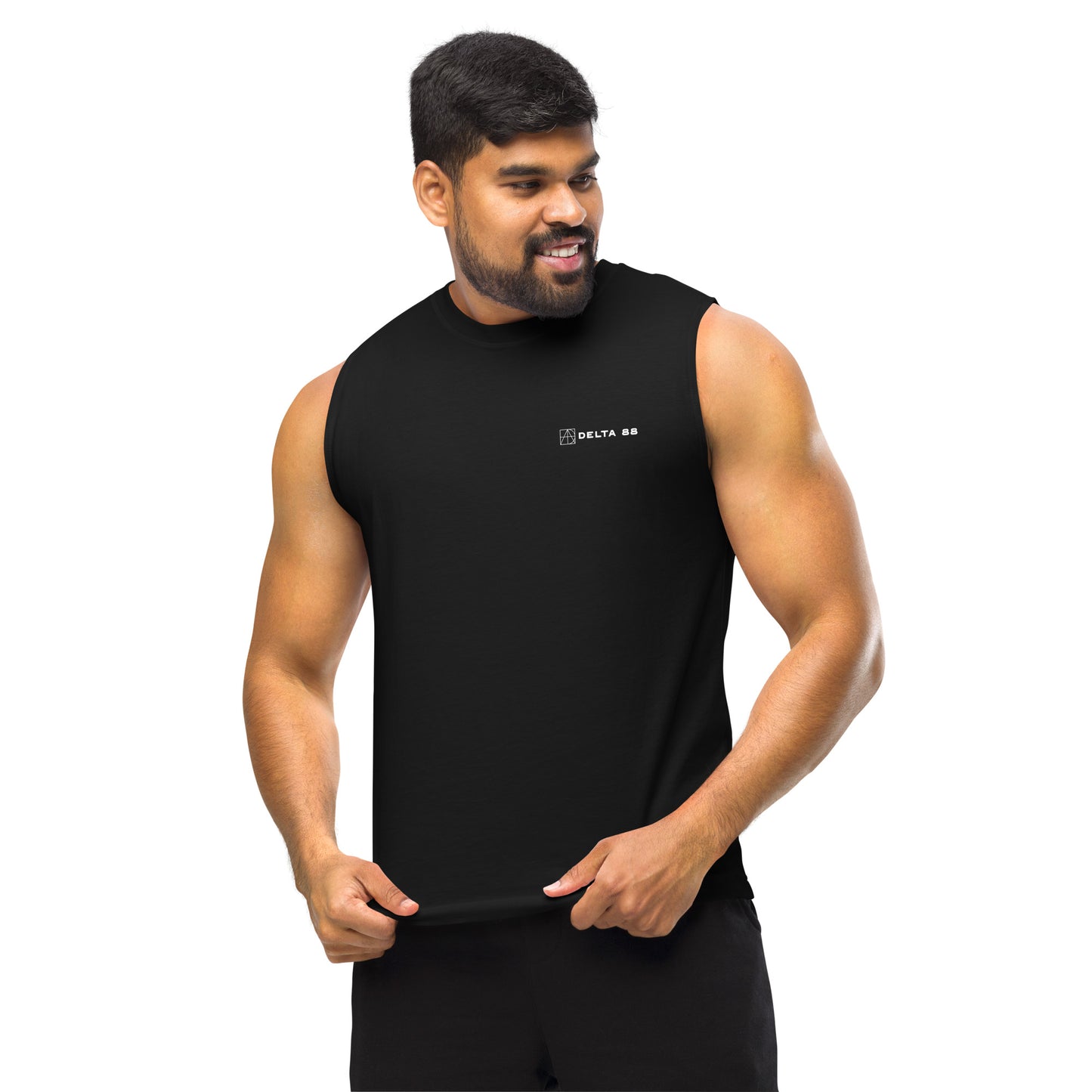 DELTA 88 Black Muscle Shirt