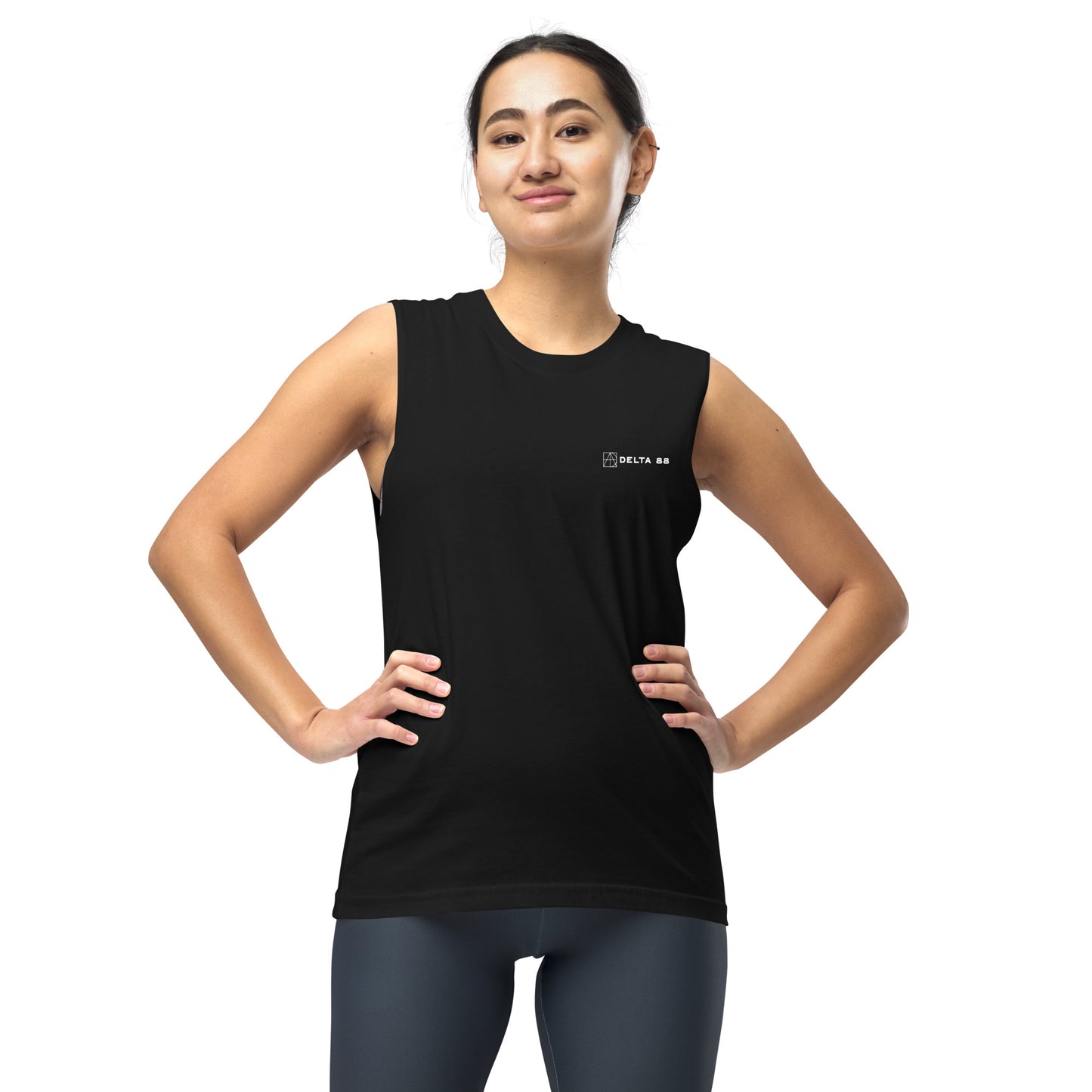 DELTA 88 Black Muscle Shirt