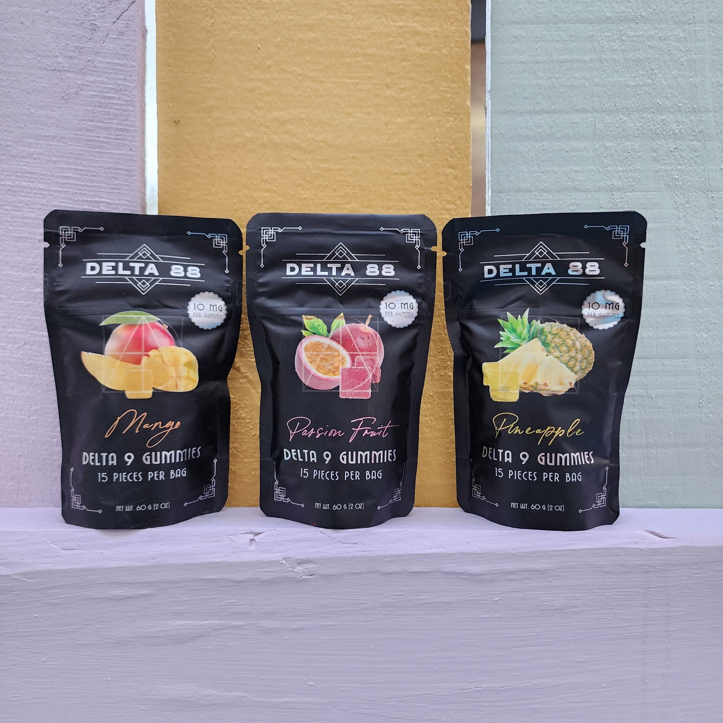 Delta 9 Pineapple 10MG Gummies - 15 count