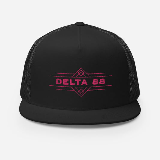 Delta 88 Classic Black/Pink Cap