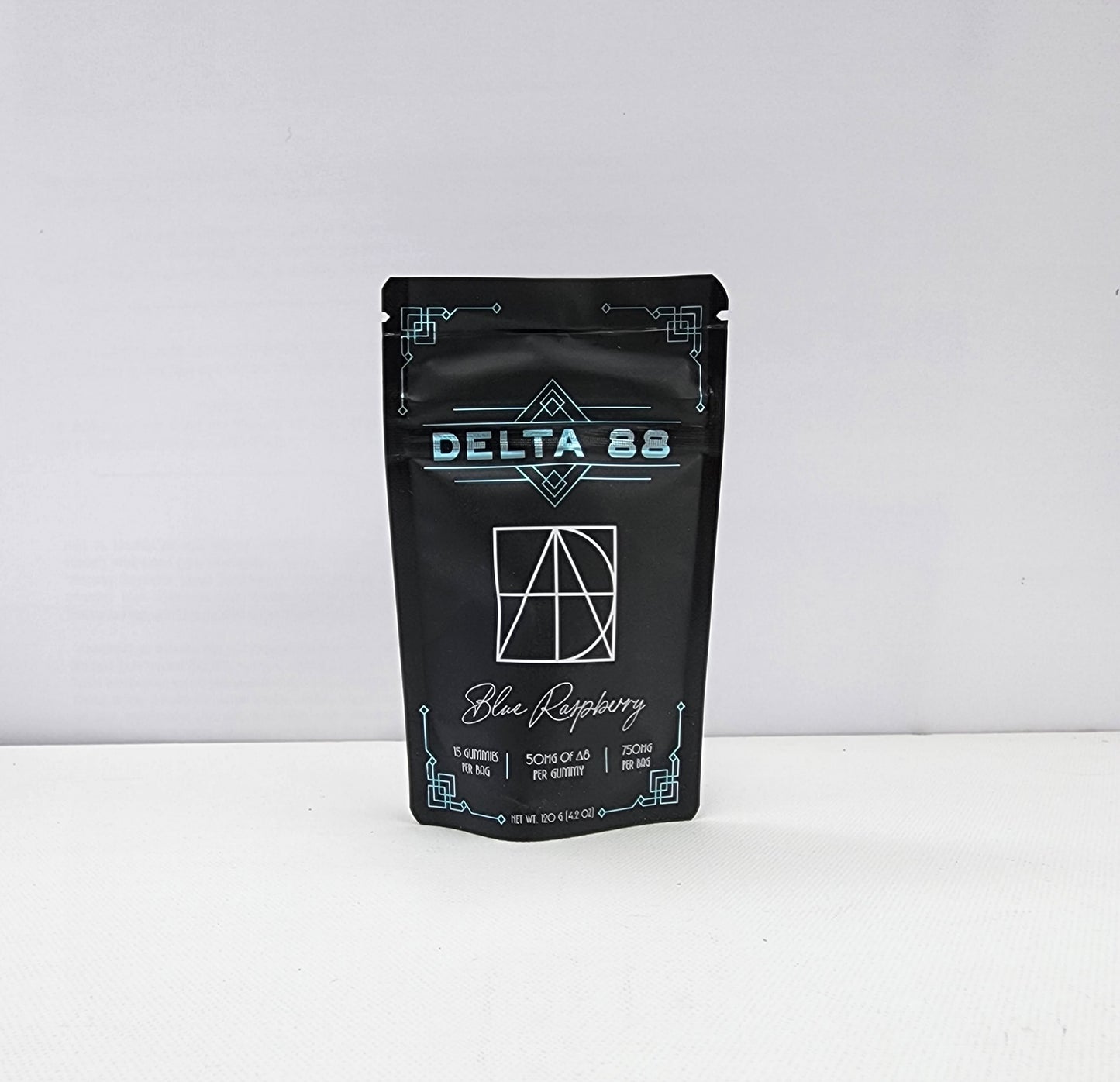 50 mg Blue Raspberry Delta 8 Gummies - 15 count