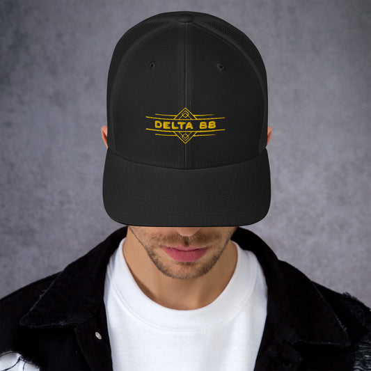 Delta 88 Gold Embroidered Cap