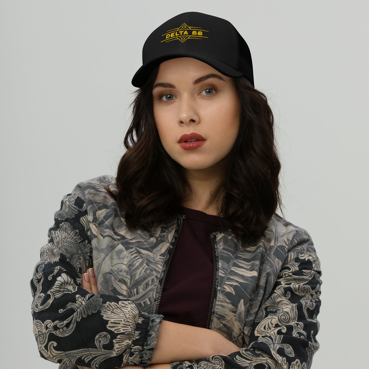 Delta 88 Gold Embroidered Cap