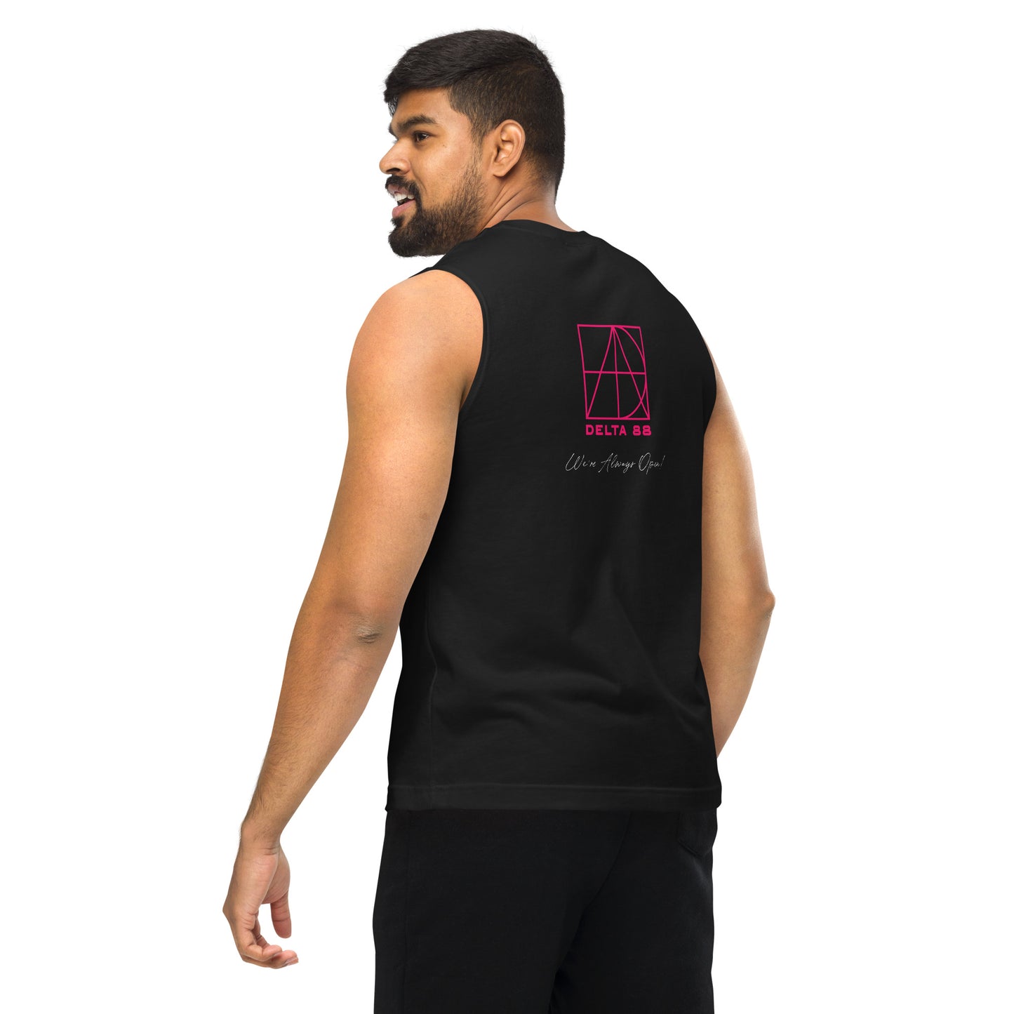 DELTA 88 Black Muscle Shirt