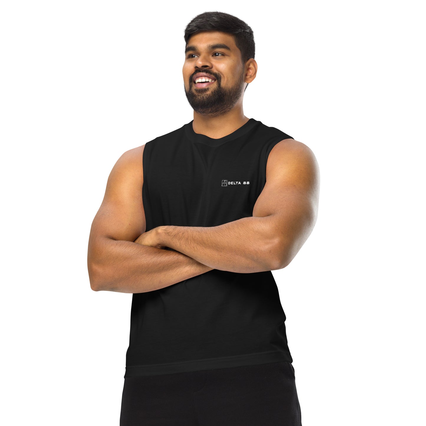 DELTA 88 Black Muscle Shirt