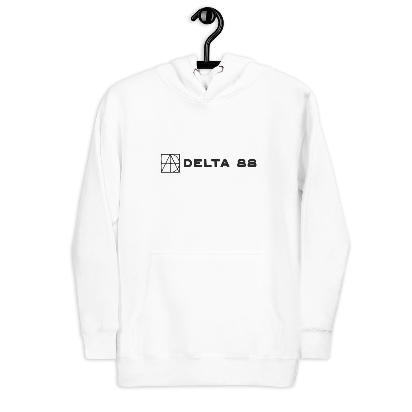 Delta 88 White Unisex Hoodie