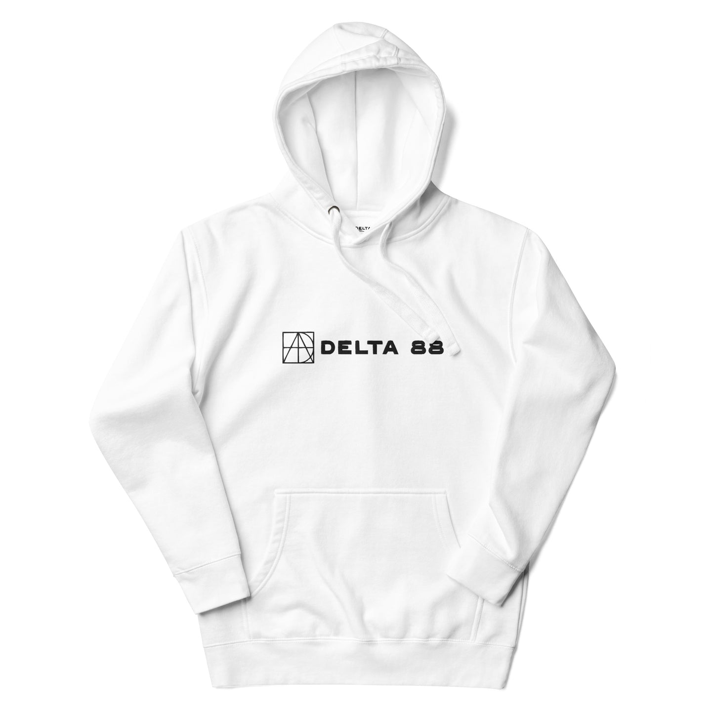 Delta 88 White Unisex Hoodie