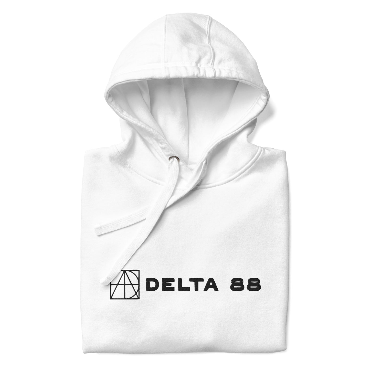 Delta 88 White Unisex Hoodie