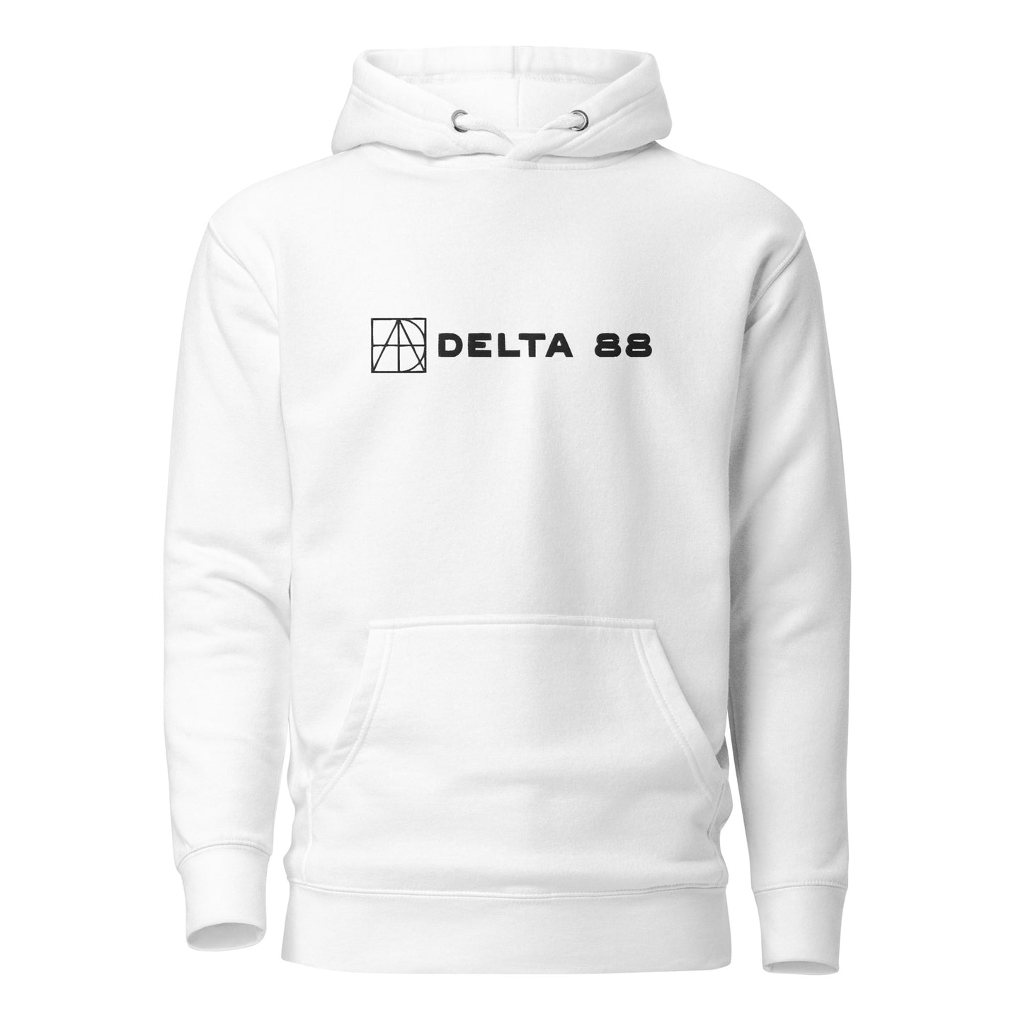 Delta 88 White Unisex Hoodie
