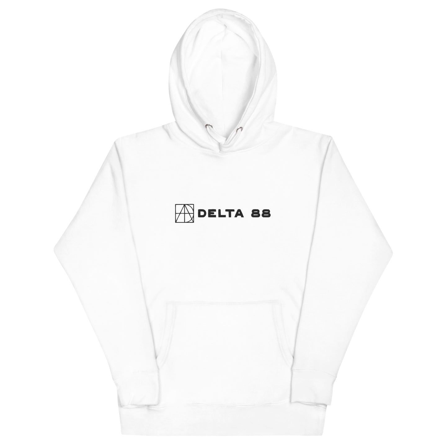 Delta 88 White Unisex Hoodie
