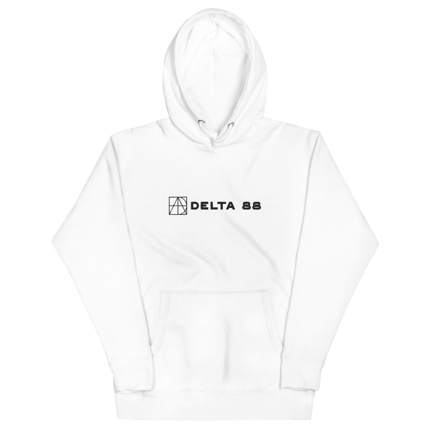 Delta 88 White Unisex Hoodie