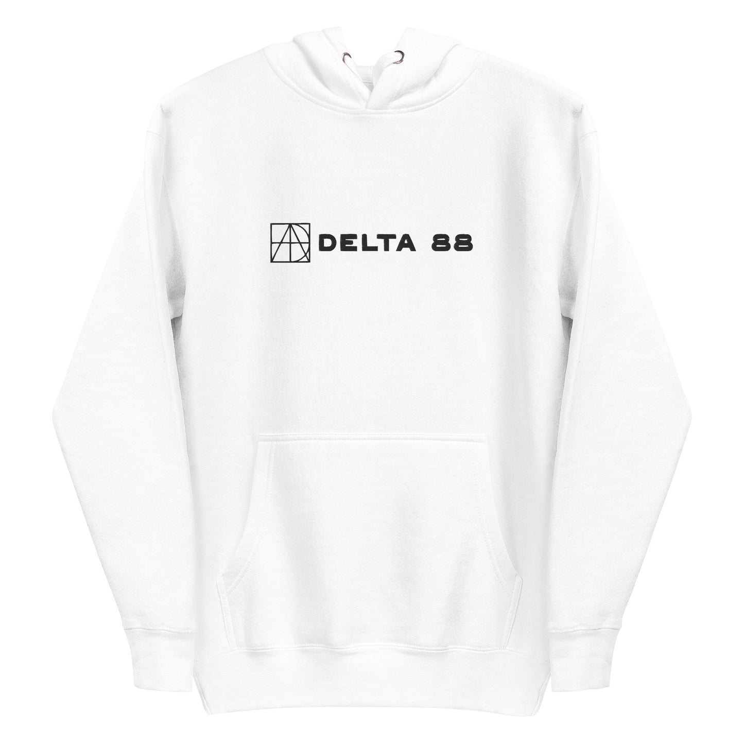 Delta 88 White Unisex Hoodie