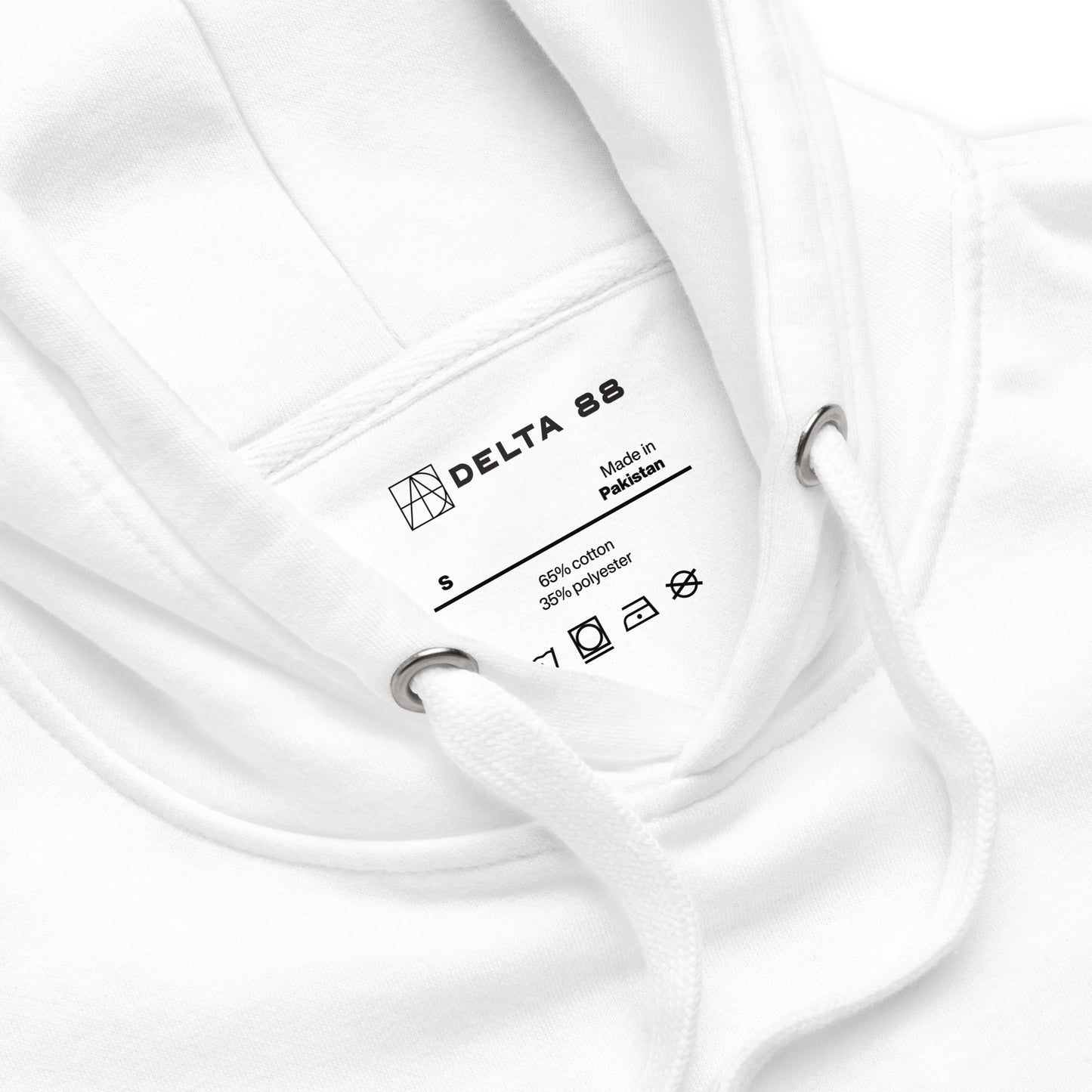 Delta 88 White Unisex Hoodie