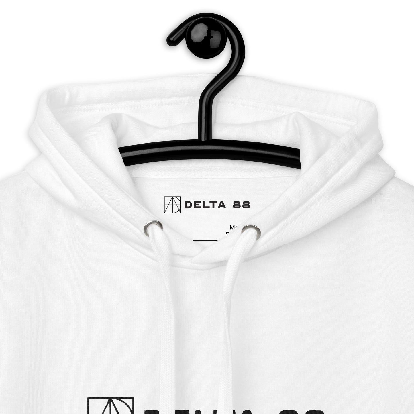 Delta 88 White Unisex Hoodie